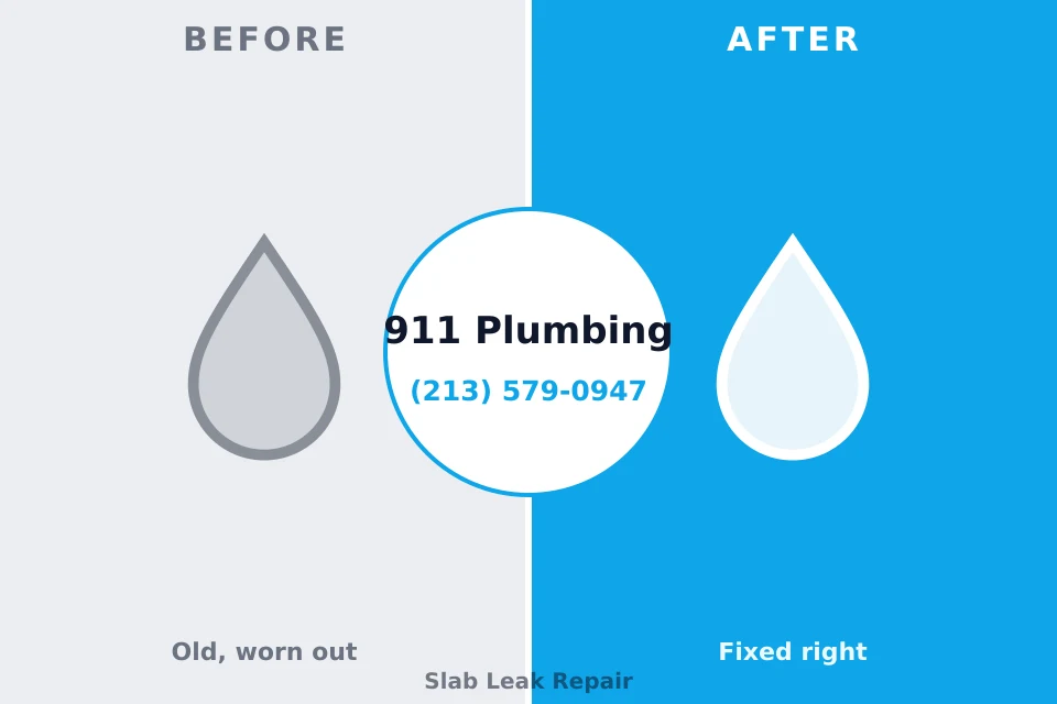 Before and after: plumbing repair East Glenville, NY